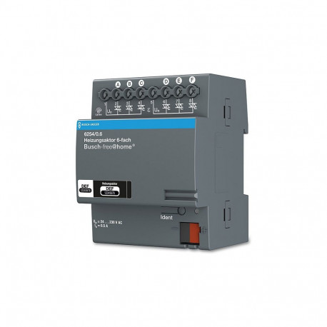Busch Jaeger BJ 6254/0.6 kütteaktuaator 6f REG Busch-free@home