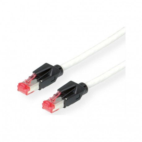 "DTWYLER Patchkabel Cat.6 (Class E) S/FTP, CU 7702 flex LSOH, Hirose TM21, grau, 2 m"