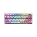 "MSI FORGE GK600 TKL W Violet Gaming Keyboard retail"