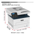 L Xerox B225 mustvalge laserprinter 3in1 USB LAN WLAN ADF