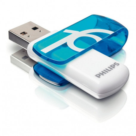 Philips USB 2.0 16GB Vivid Edition ookeanisinine mälupulk