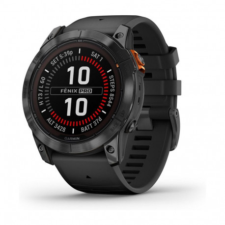 "Garmin Fenix 7X Pro Solar (26mm) schwarz/schiefergr"