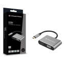 Conceptronic 4-1 dokkimisjaam USB-C->HDMI.USB3.0.VGA.100WPD 15cm hall
