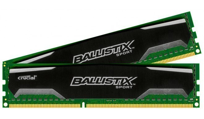 Ballistix Sport 8GB kit DDR3 4GBx2 1600 MT/s 240pin single