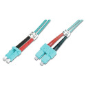 Digitus valguskaabli ühenduskaabel LC -> SC 1.00m Multimode Duplex OM3