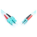 "DIGITUS LWL Patchkabel LC -> SC 5.00m Multimode Duplex OM3"
