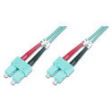 "DIGITUS LWL Patchkabel SC -> SC 2.00m Multimode Duplex OM3"