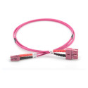 "DIGITUS LWL Patchkabel LC -> SC 2.00m Multimode Duplex OM4"