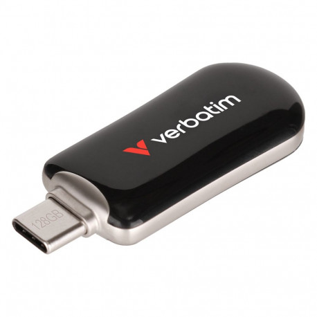 Verbatim Plectra 128GB must USB-C mälupulk 30225