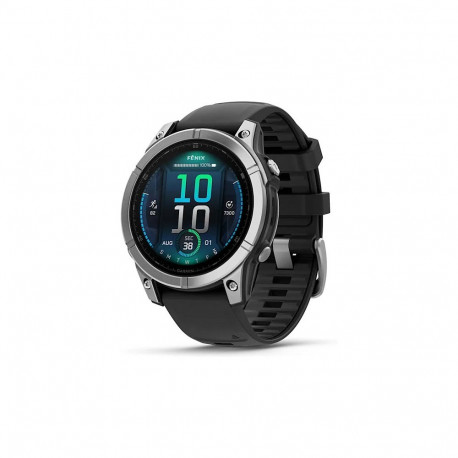 Garmin fenix E (47mm) must/hõbedane