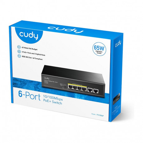 "6P Cudy FS1006P PoE+"