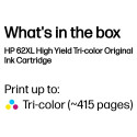 HP 62XL C2P07AE värviline tint