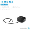 HP USB-C Dock G5 must dokkimisjaam 100W