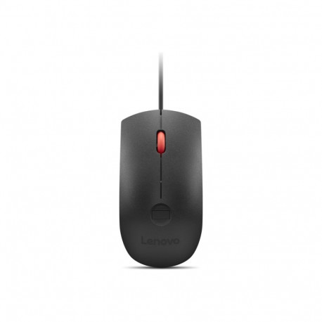 Lenovo sõrmejälje biomeetriline USB hiir Gen3 | juhtmega | USB-A | must/punane