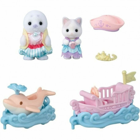 Playset Sylvanian Families Amusement Park Ride - Ride the Waves Multicolour