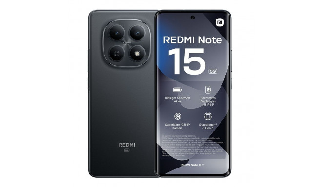 Xiaomi Redmi Note 15 5G 6/128GB Black