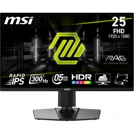 MSI LCD Monitor||MAG 255PXF|24.5"|Gaming|Matte|Panel IPS|1920x1080|16:9|300Hz|0.5 ms|Speakers|Colour