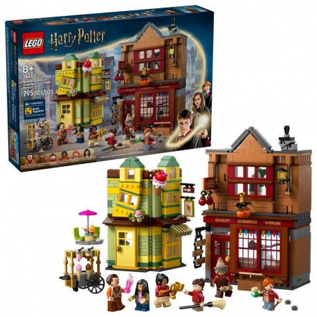 LEGO Harry Potter 76452 kvaliteetne lendluudpallivarustus ja jäätisekohvik