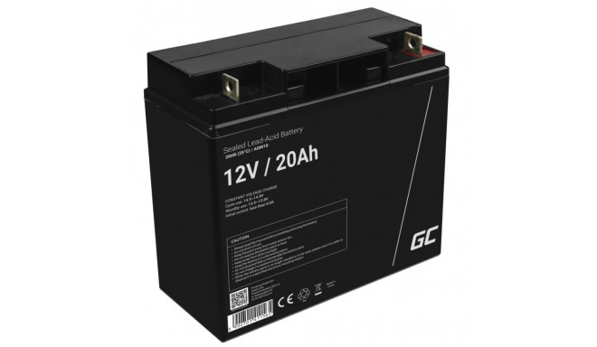 Green Cell AGM10 industrial rechargeable battery Sealed Lead Acid (VRLA) 20000 mAh 12 V