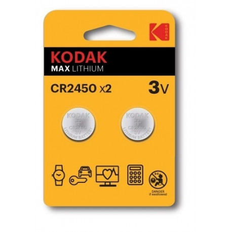 Kodak CR2450 ühekordne liitium patarei