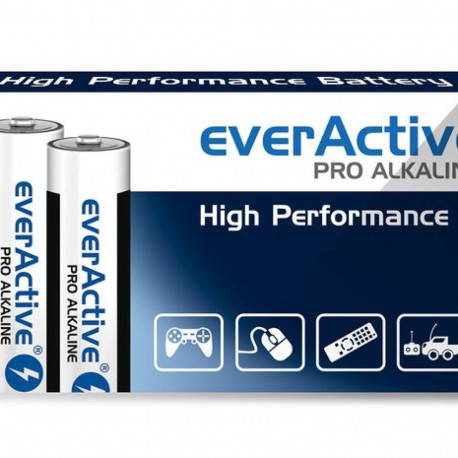 Aluseline patareid everActive Pro Alkaline LR6 AA - kiles - 10 tükki