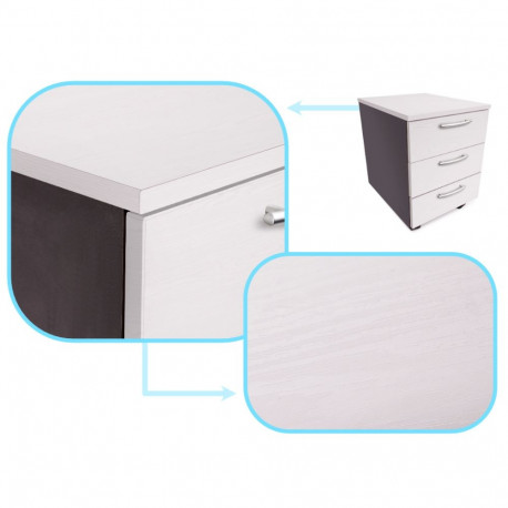 Isekleepuv fooliumrull seinakate tammepuust valge 1,22x50m