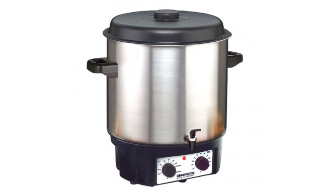 Glühwein- und Einkochautomat KA 2004/E (edelstahl (gebürstet)/schwarz, Leistung: 1.800 Watt, 27 Lite
