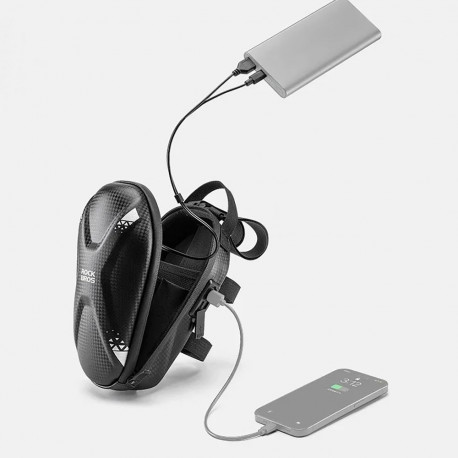 Rockbros bag 3011006301 for the handlebar of a bicycle or scooter 1.3 l - black