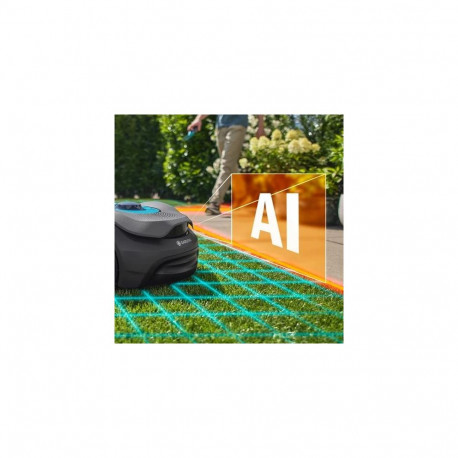 Gardena smart SILENO sense Robotic lawn mower Battery Grey, Turquoise