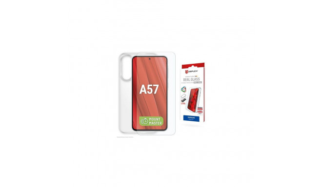 Displex Screen Protector + Case for Samsung A57, scratch resistant
