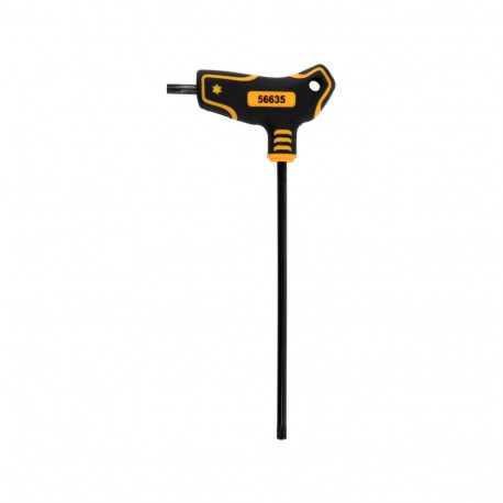T-handle Torx atslēga T30, VOREL, 56635, CrV 6150 tērauds, ergonomisks rokturis