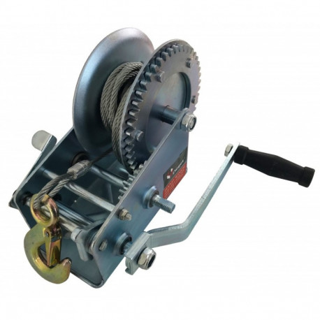 Winch, stationary, hand, 1133kg, cable 10m DEGET