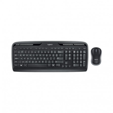 Logitech klaviatuur MK330 Wireless PAN/NORDIC, must + hiir