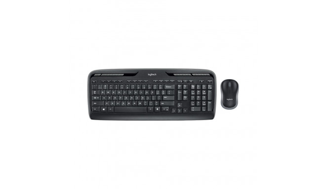 Logitech keyboard MK330 Wireless PAN/NORDIC, black + mouse