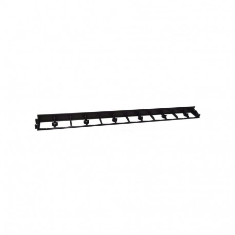 PLASTIC LAWN EDGE BLACK 45X75X1000 MM