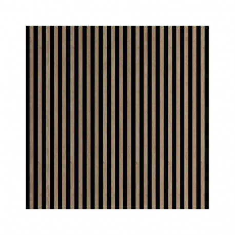 ACOUSTIC PAN 270X17.7CM LIGHT WOOD/BLACK