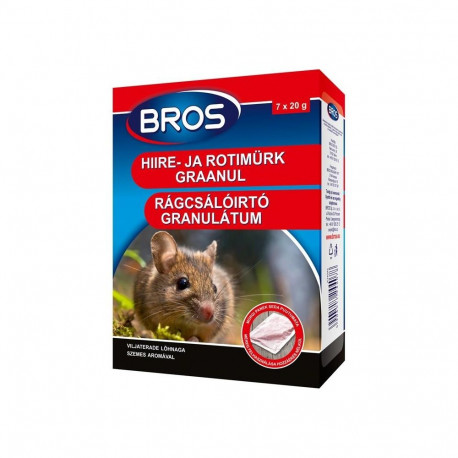 BROS MICE AND RAT GRANULES 140 G 1632 EE