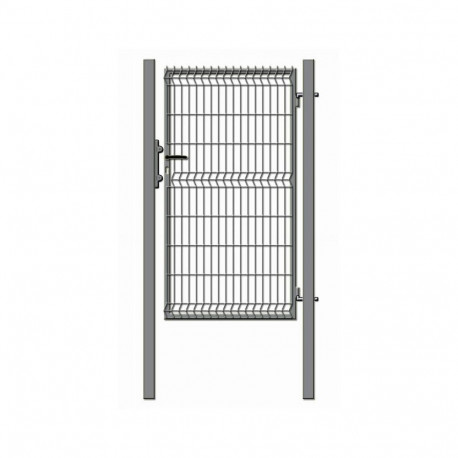 WICKET WITH PANEL 1000X1730 GREY 60X60