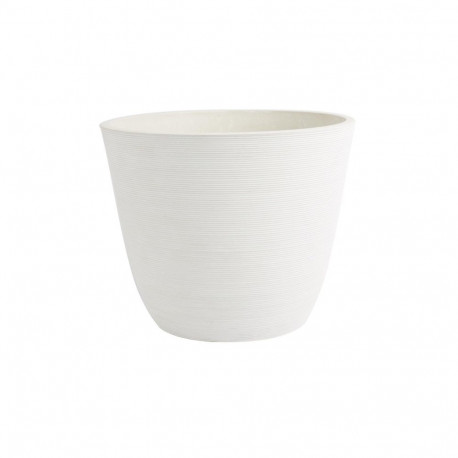 Lillepott 13D25 D25 H20.5 valge kivi