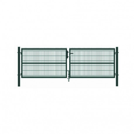 GREEN GATE WITH PANEL INFIL 400X123CM