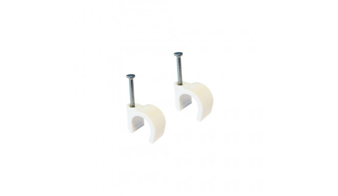 CLIPS CABLE NC5-7 WHITE 20PCS