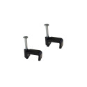 CLIPS CABLE CHF5X8 BLACK 100PCS