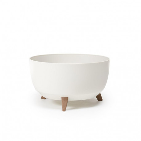 FLOWER POT BOWL ROMA 470 CREAM