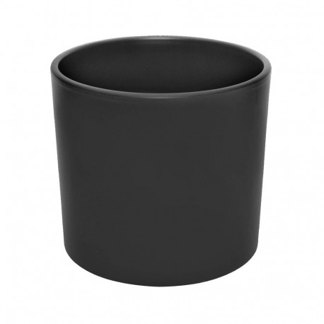 CERAMIC POT WALEC STRUCTUR D23 BLACK MAT