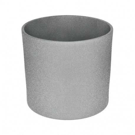 CERAMIC POT WALEC STRUCTUR D28 GREY