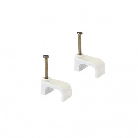 CLIPS CABLE CHF5.4X9 WHITE 20PCS