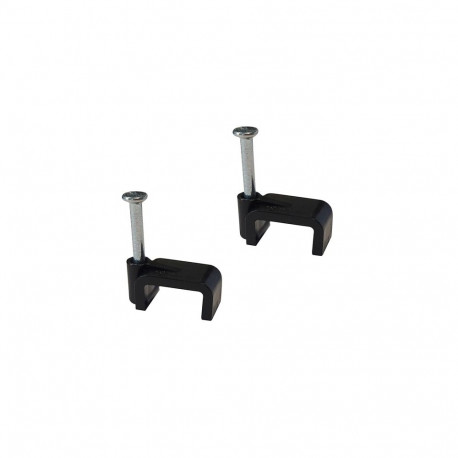 CLIPS CABLE NC6X10 BLACK 100PCS