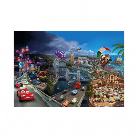 PHOTOMURAL 368X254CM 8-400 CARS WORLD