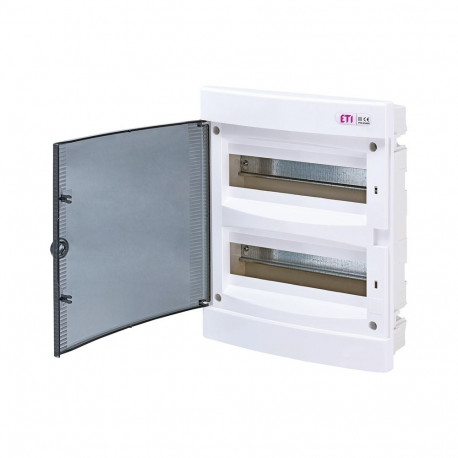 BOARD DISTRIB FLUSH ECM24PT IP40  24MOD