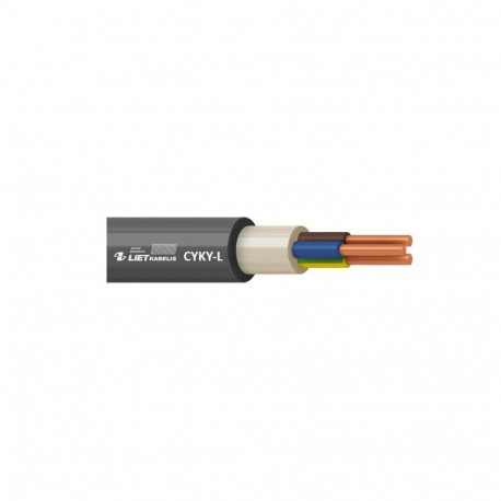 CABLE CYKY-L 5X1.5 BLACK (100)